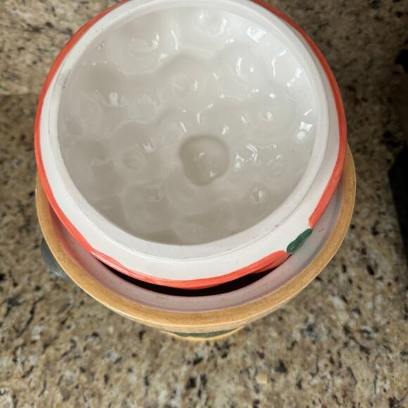 Vintage Cooks Club Ceramic Bushel of Vine Ripe Tomatoes Container Cookie Jar - Picture 4 of 4